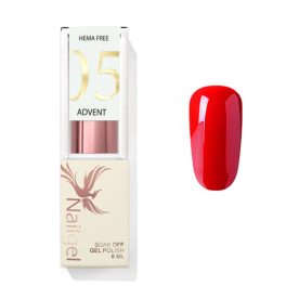Advent 05 - Gél lak 8 ml - Žiarivá červená -