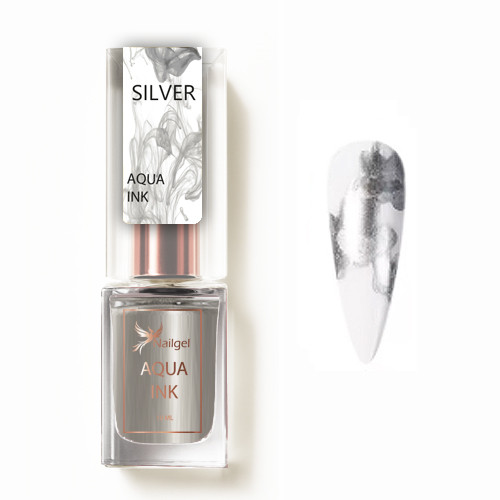 Aqua Ink – Strieborná – 10 ml