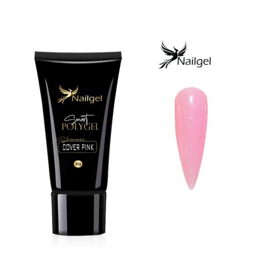 Smart polygel Shimmer Cover Pink - 30 g