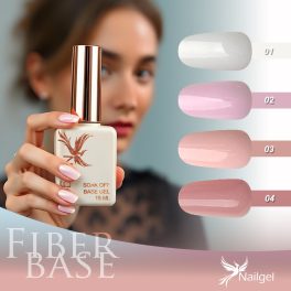 Fiber Base – 4-dielna kolekcia podkladových gél lakov