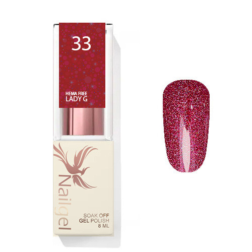Lady G 033- gélový lak  8 Ml