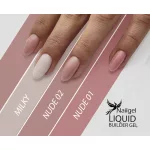 Liquid builder gel - MILKY - 8 ml