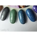 Lady G 4-dielna súprava gél lakov - October  collection - s darčekovou margarétkou