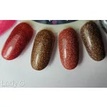 Lady G 4-dielna súprava gél lakov - November collection - s darčekovou margarétkou