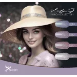 Lady G 4-dielna súprava gél lakov - March collection - s darčekovou margarétkou