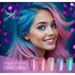 Kolekcia Liquid Polygel Unicorn – 5 kusov v pumpičkovom tégliku, s darčekom: vzorkovník