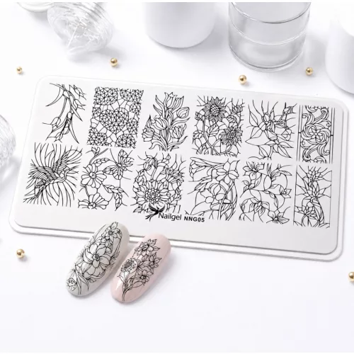 Razítkovacia doštička na nechty 6 × 12 cm – NNG05