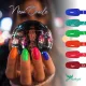 Neon Oracle kolekcia reflexných gél lakov – 6 ks gél lakov s darčekovou margarétou