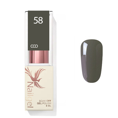 Sivo-zelený 058 CCO Gél lak 8ml