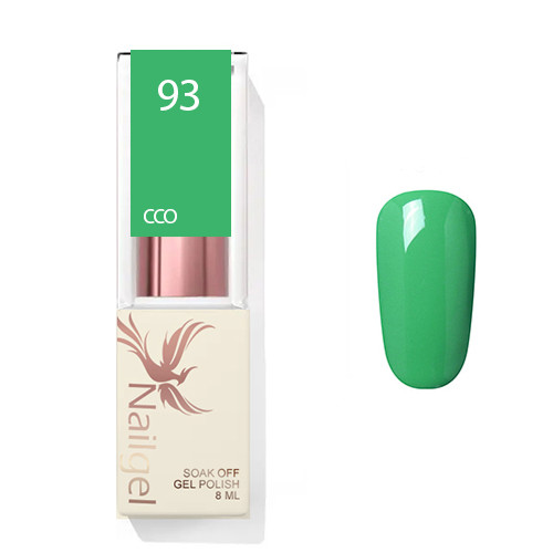 Priesvitný zelený 093 CCO Gél lak 8ml