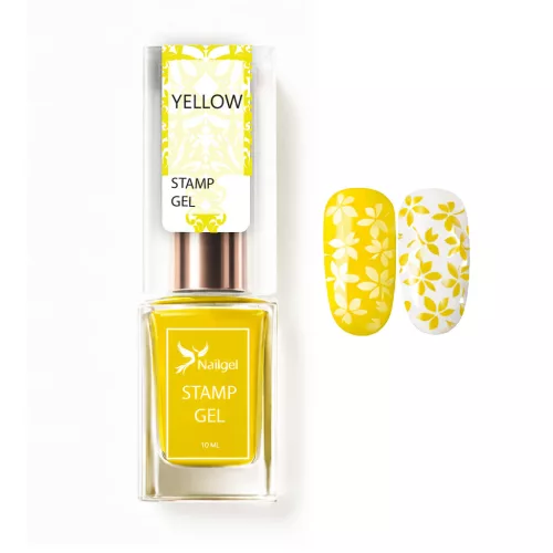Pečiatkovací lak – Stamp gel – YELLOW 10 ml