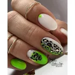 Rosegold  nálepka na nechty 3