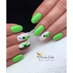 Polka Top Coat - Black&White dots - Lesk gél 8ml