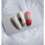 Polka  Velvet Top Coat - Black dots  - Lesk gél 8ml