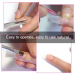 Zosilňovač nechtov, sklenené vlákna na predlžovanie